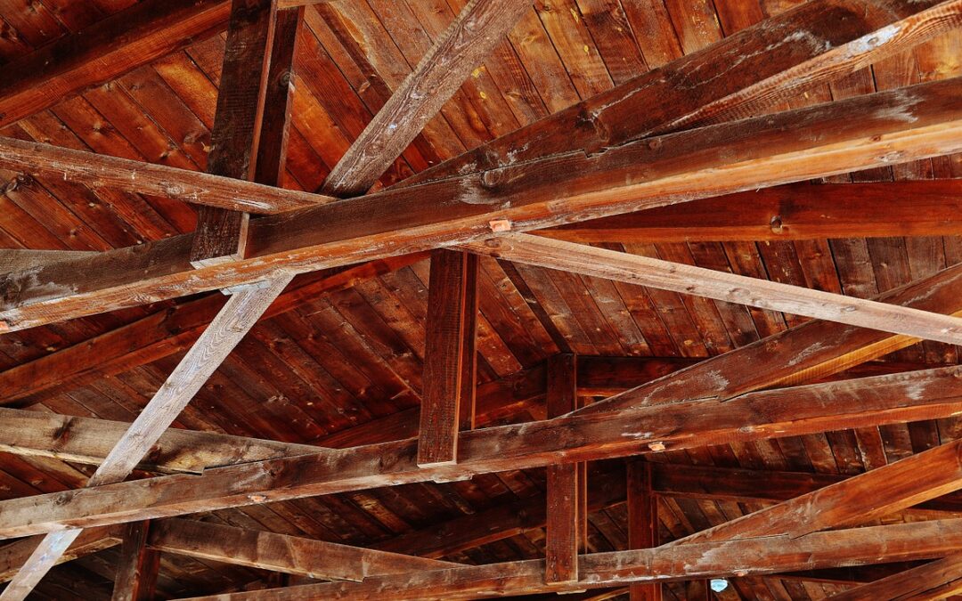 wood ceiling construction