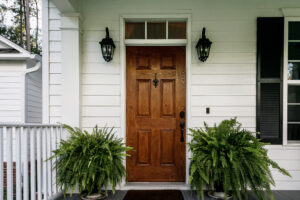best exterior door material wood door