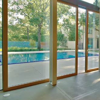 Aluminum & Wood door Aluminum & Wood door