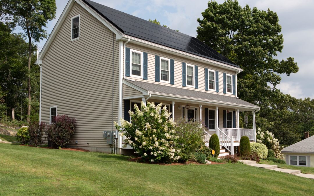 white-two-story-house