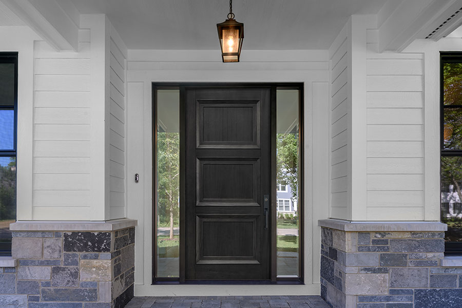 solid wood exterior door