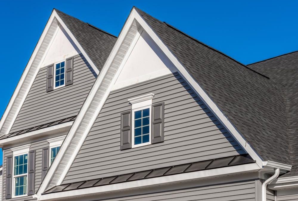 house with white exterior trim